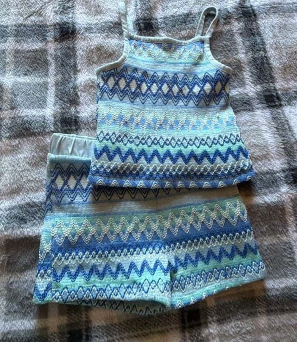 Btween Girls Knit Tank Top and Shorts Set